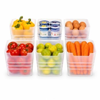 JD FRESH Pack of 6 Fridge Storage Containers forBest Amazon Deals