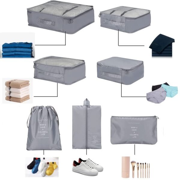 PETRICE Travel Organizer Pouch Packing Cubes for TravelBest Amazon Deals