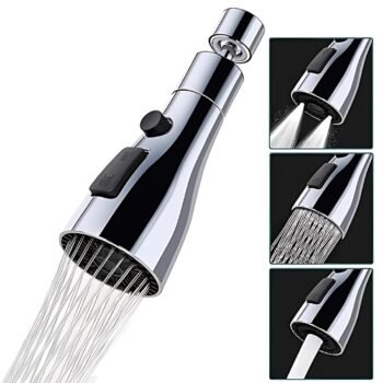 3 Flow Flexible Kitchen Tap Extender  360 Rotating FaucetBest Amazon Deals
