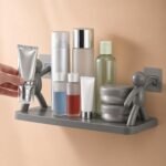 Self-Adhesive Boy Rack  Wall-Mounted Storage OrganizerBest Amazon Deals