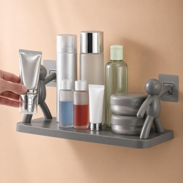 Self-Adhesive Boy Rack  Wall-Mounted Storage OrganizerBest Amazon Deals