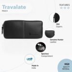 Travalate Genuine Leather Utility Pouch/PencilBest Amazon Deals