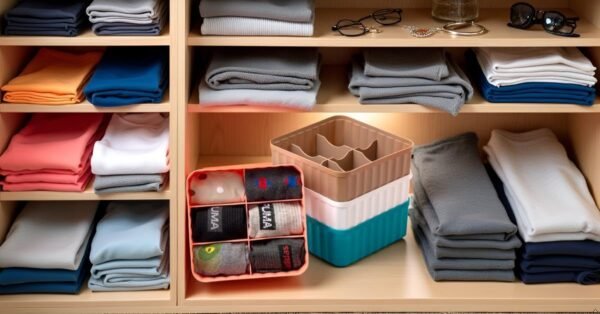 Leawall 6-Compartment Wardrobe Organizer drawersBest Amazon Deals
