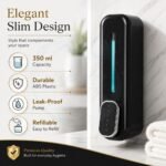 BATH GURU Bathroom Soap Shampoo Abs Wall Mounted LiquidBest Amazon Deals