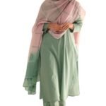 GoSriKi Women's Rayon Viscose Solid Straight Kurta with Pant & Dupatta