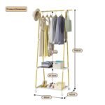 Lukzer A-Shape MGR-010/Gold Garment Rack | MultipurposeBest Amazon Deals