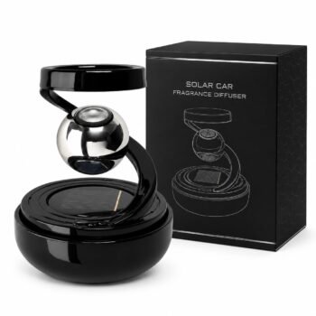 DETACHI Solar Powered Car Air DiffuserRefillable RotatingBest Amazon Deals