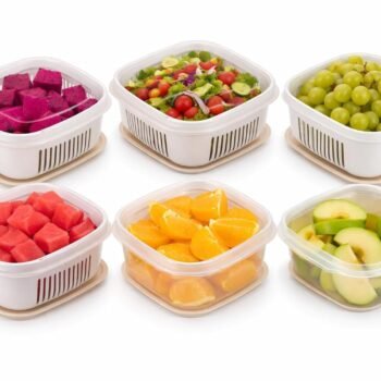 Transparent Fridge Food Storage Container Bin with LidBest Amazon Deals