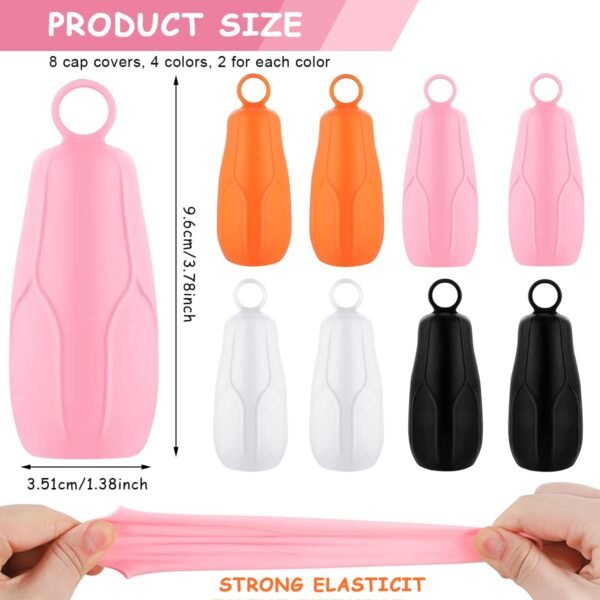 MAYCREATE 8 Pack Elastic Sleeves for Travel Bottles forBest Amazon Deals