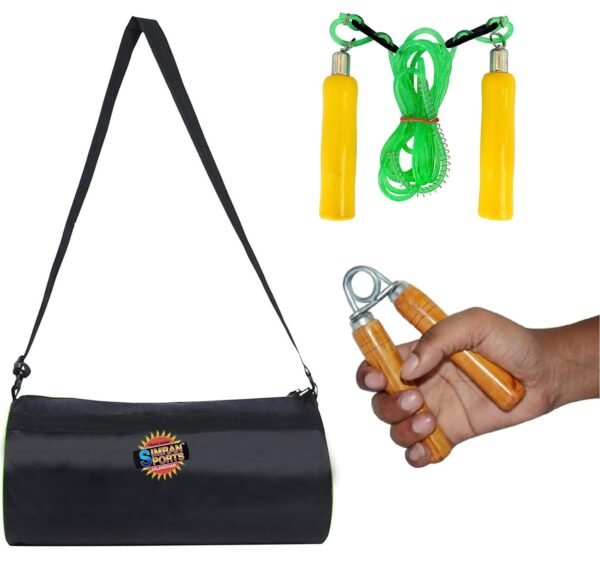 SIMRAN SPORTS Home Gym Accessories Gym Bag with WoodenBest Amazon Deals