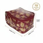 Jewellery Organizer Box with 10 Transparent ZipperBest Amazon Deals