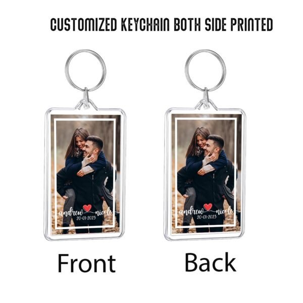 Customised Acrylic Photo Keychain Both Side PersonalizedBest Amazon Deals