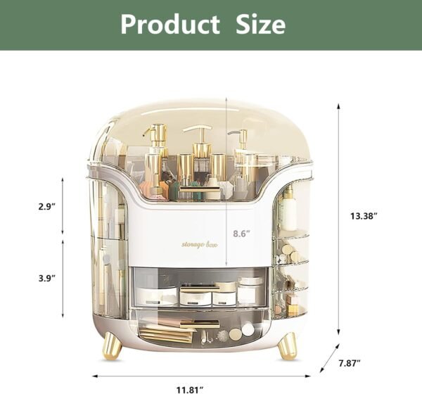 Boniry Makeup Organizer Box | Countertop CosmeticBest Amazon Deals