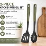 2PCS Cooking Utensils Set for Nonstick Cookware, BPA-FreeBest Amazon Deals