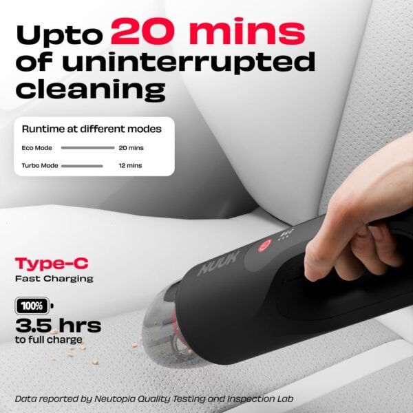 NUUK REN GO Cordless Car and Home Vacuum Cleaner | 2XBest Amazon Deals