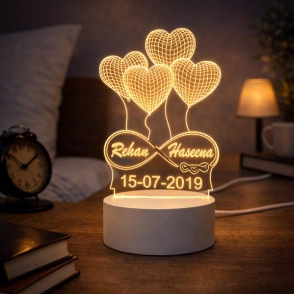 Customized 3D Illusion LED Lamp with Personalized Name &Best Amazon Deals