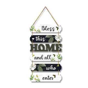 Bless This Home Wooden Hanging Wall Decor | Rustic MDFBest Amazon Deals Bless This Home Wooden Hanging Wall Decor | Rustic MDFBest Amazon Deals