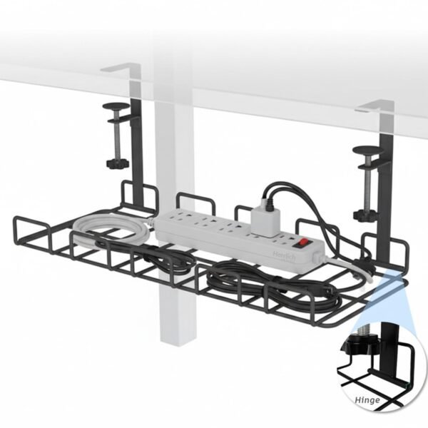 Herrlich Homes Under Desk Cable Management Tray | NoBest Amazon Deals