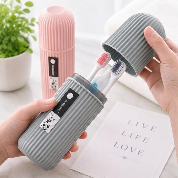 Zollyss 2 Pcs Capsule Shape Travel Toothbrush Holder Set,Best Amazon Deals