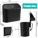 Car Trash Bin with Lid Hanging Back Clip Mini GarbageBest Amazon Deals