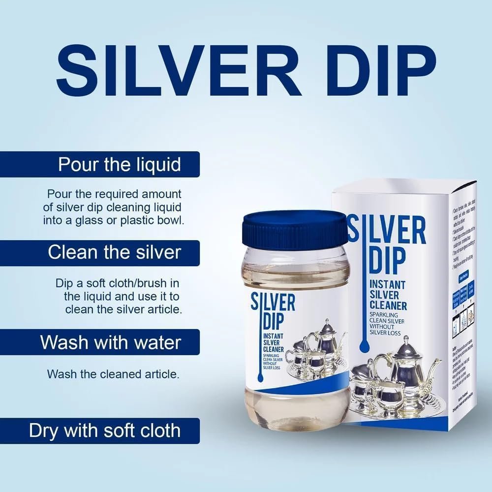 Silver Dip Silver Cleaner Solution Fast-Acting TarnishBest Amazon Deals