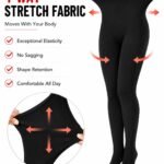 HIMAYASPS BLACK Matte Finish Fleece Warm Tights WomenBest Amazon Deals