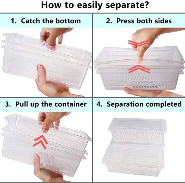MYZON Food Storage Containers Fridge Organizer Case withBest Amazon Deals