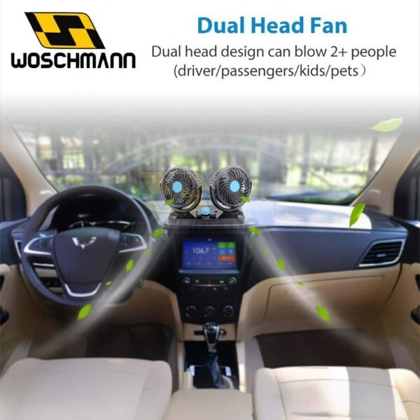 Woschmann Mitchell 12V DC Electric Car Fan for Dashboard,Best Amazon Deals