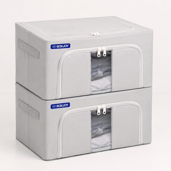 BOXJOY Cloth Organizer for Storage Pack of 2 FoldableBest Amazon Deals