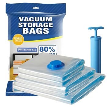 Vacuum Storage Bags for Clothes, Travel & Bedding withBest Amazon Deals