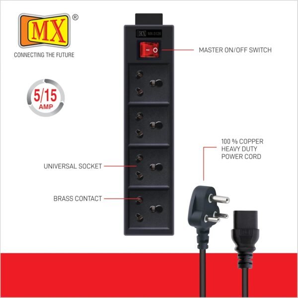 MX Extension Board 16 Amp Output 250 Volts with 1.5 MtrBest Amazon Deals