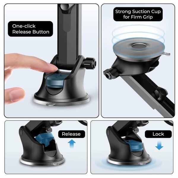 Kratos Grip X3 Premium Mobile Holder for Car with BackBest Amazon Deals