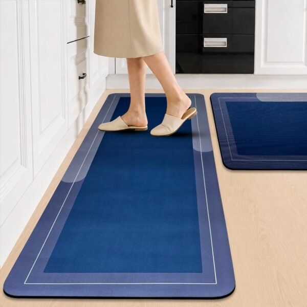 SITTELLA Rubber Kitchen Mats Set of 2, Anti-Skid KitchenBest Amazon Deals