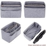 Handcuffs Women Purse Organizer Insert With Zipper PocketBest Amazon Deals