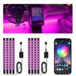 Winzwon Car Led Lights Interior 4 Pcs 48 Led Strip LightBest Amazon Deals Winzwon Car Led Lights Interior 4 Pcs 48 Led Strip LightBest Amazon Deals