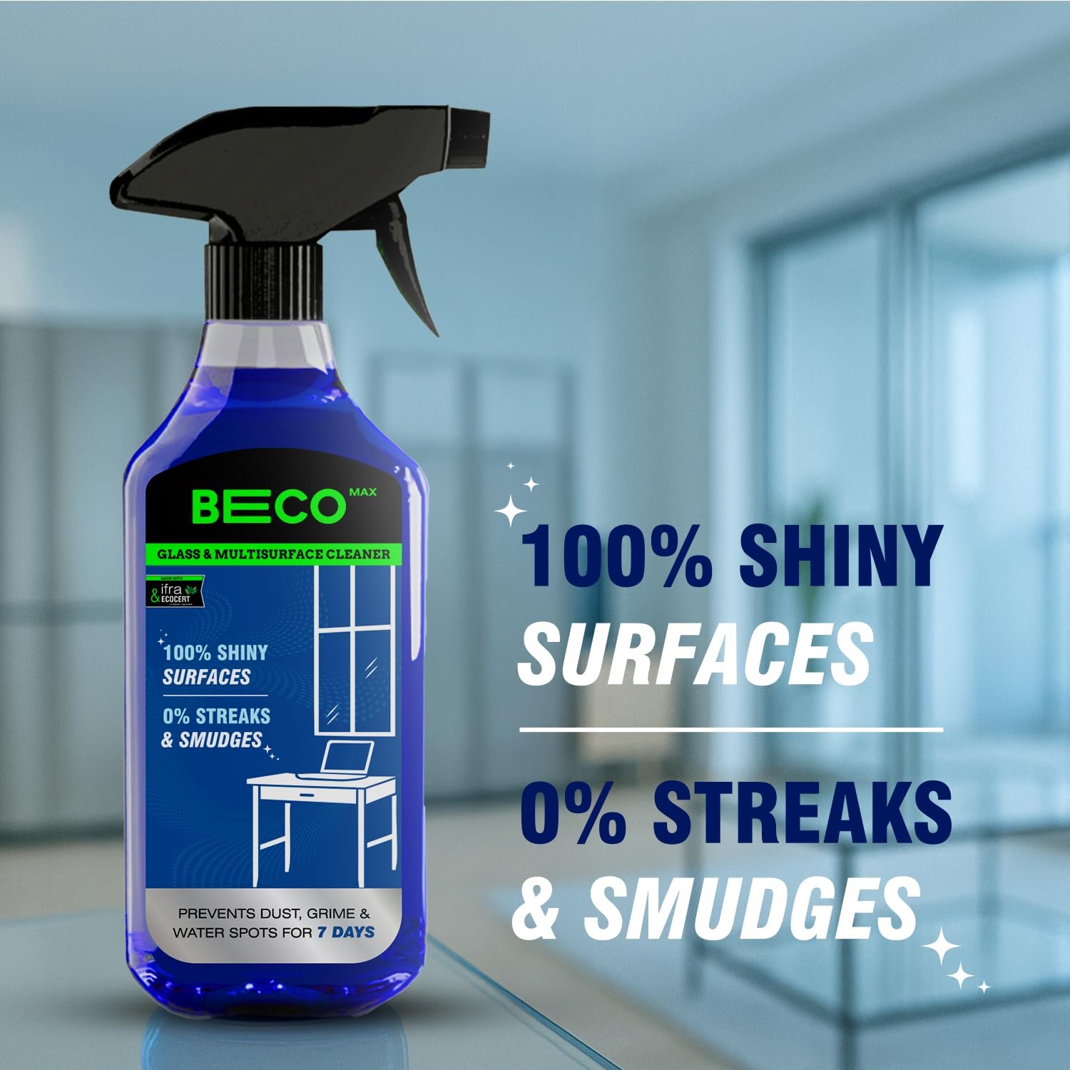 Beco Max | Glass and Multisurface Cleaner Liquid Spray -Best Amazon Deals