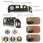 Laser Level Line Tool with 8ft Measuring Tape, HorizontalBest Amazon Deals
