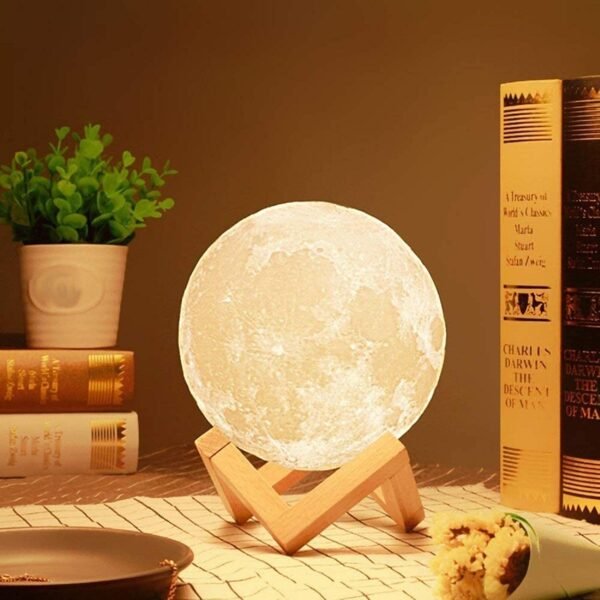Desidiya 3D Moon Night Lamp  Rechargeable with 7 ColorBest Amazon Deals