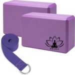 Yoga Block Set of 2- Supportive Latex-Free Eva Foam -Best Amazon Deals