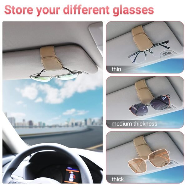 KanSmart Sunglass Holder for Car Visor Sunglasses ClipBest Amazon Deals