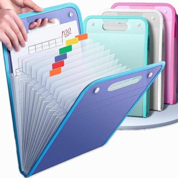Vertical File Folder Organizer for Desk, 13 PocketBest Amazon Deals