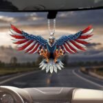 Spiaty American Eagle Car Hanging Ornament for Rear ViewBest Amazon Deals