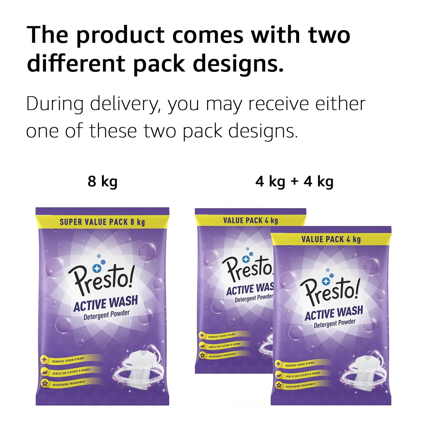 Amazon Brand – Presto! Active Wash Detergent Powder | 8Best Amazon Deals