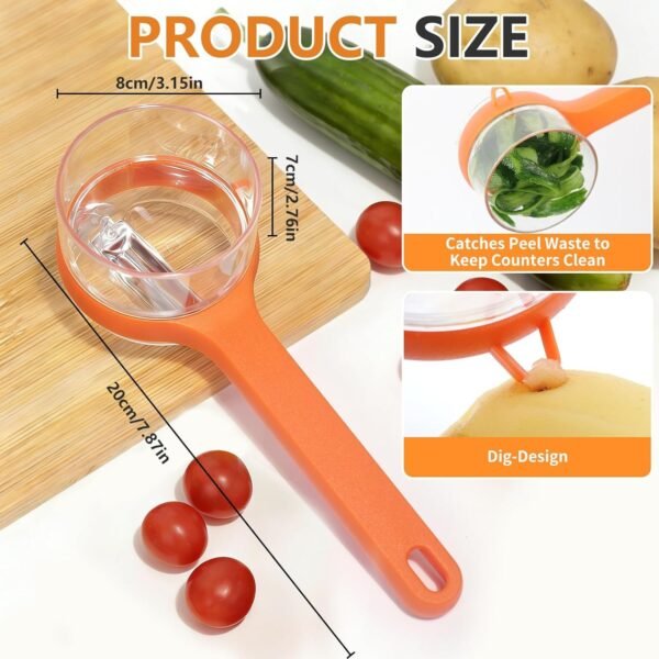 Zapsol Fruit & Vegetable Peeler with Storage Box,Best Amazon Deals