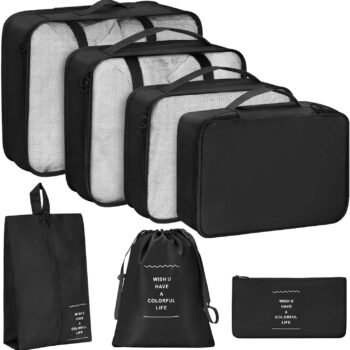 Storite Travel Packing Cubes Set of 7 for Luggage,Best Amazon Deals
