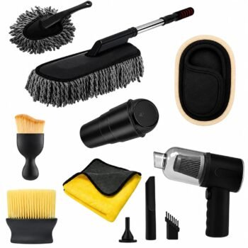 Valleycomfy 7 PCS Car Cleaning Kit with 3-in-1 MiniBest Amazon Deals