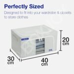 BOXJOY Cloth Organizer for Storage Pack of 2 FoldableBest Amazon Deals