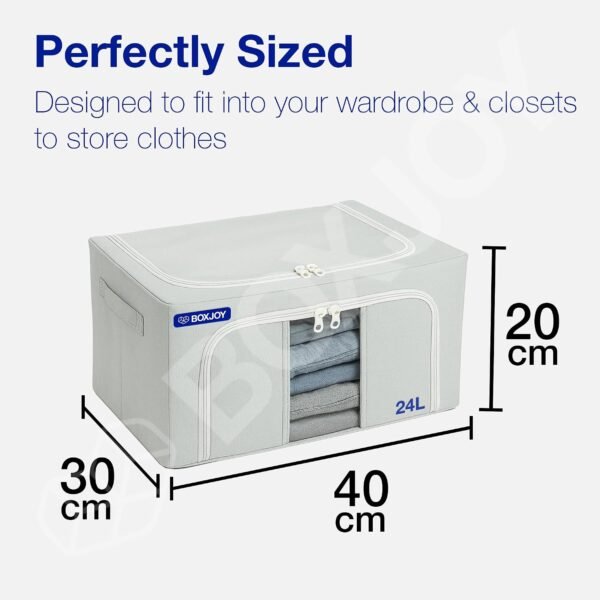 BOXJOY Cloth Organizer for Storage Pack of 2 FoldableBest Amazon Deals