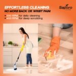 Saporo Electric Spin Scrubber for Bathroom Cleaning, 400Best Amazon Deals