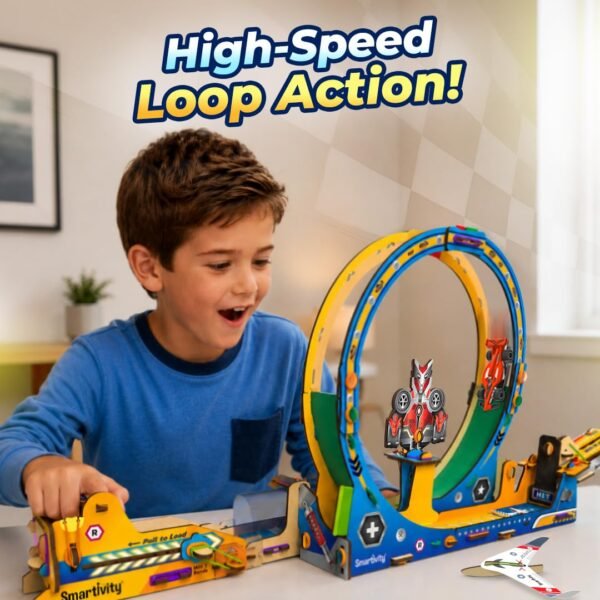 Smartivity High-Speed Race Car Track with Loop for KidsBest Amazon Deals